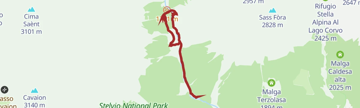Route map: Geological route in Val di Rabbi